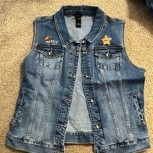 Toy story her universe denim vest